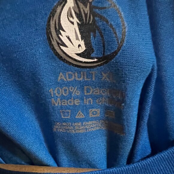 Dallas Mavericks 2016 Promo Athletic T Shirt/Men’s Extra Large XL Blue NBA Mavs - Picture 3 of 3